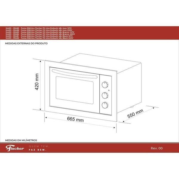 Imagem de Conjunto Micro-ondas e Forno de Embutir Fit Line 220v