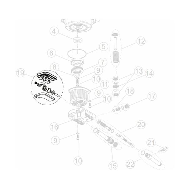 Imagem de Conjunto Micro Switch Antigo Compatível com Lavajato WAP Excellent