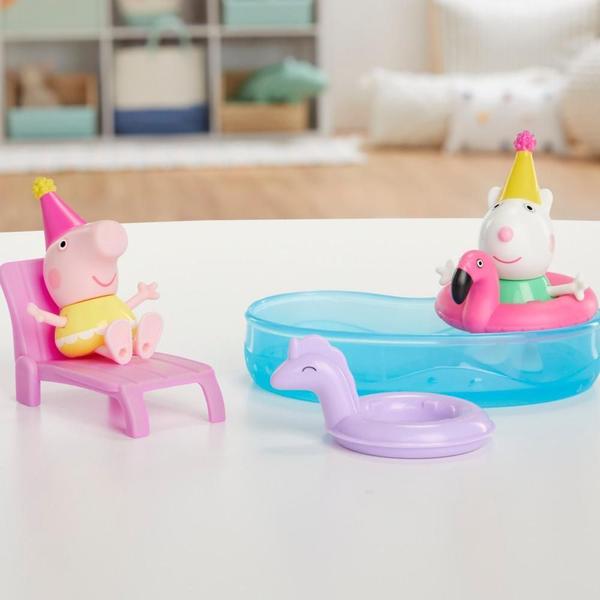 Conjunto Mini Figuras - Festa na Piscina com a Peppa - Peppa Pig - Hasbro Imagem de Conjunto Mini Figuras - Festa na Piscina com a Peppa - Peppa Pig - Hasbro