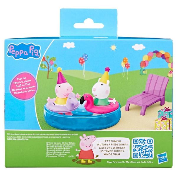 Conjunto Mini Figuras - Festa na Piscina com a Peppa - Peppa Pig - Hasbro Imagem de Conjunto Mini Figuras - Festa na Piscina com a Peppa - Peppa Pig - Hasbro