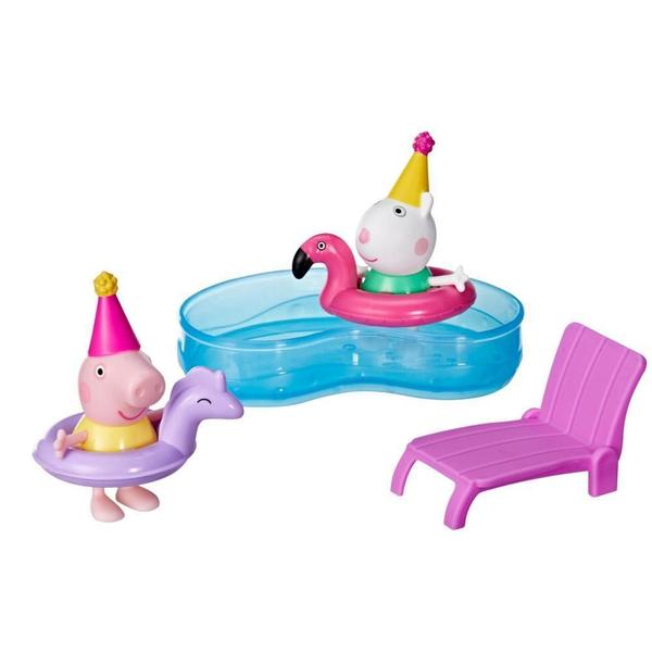 Conjunto Mini Figuras - Festa na Piscina com a Peppa - Peppa Pig - Hasbro Imagem de Conjunto Mini Figuras - Festa na Piscina com a Peppa - Peppa Pig - Hasbro