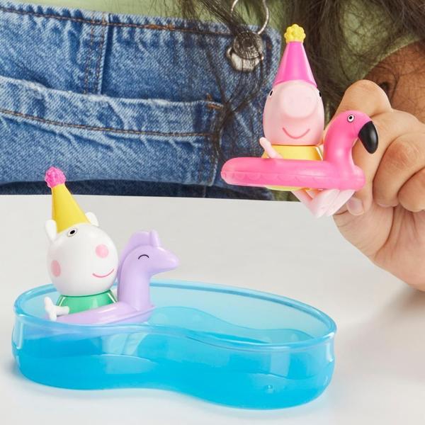 Conjunto Mini Figuras - Festa na Piscina com a Peppa - Peppa Pig - Hasbro Imagem de Conjunto Mini Figuras - Festa na Piscina com a Peppa - Peppa Pig - Hasbro