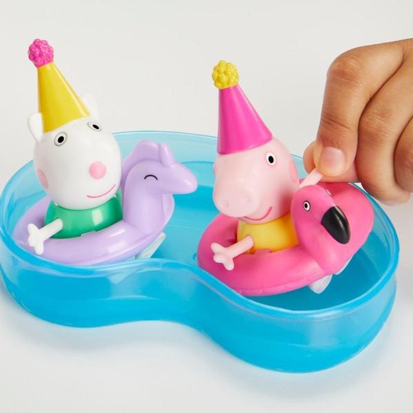 Conjunto Mini Figuras - Festa na Piscina com a Peppa - Peppa Pig - Hasbro Imagem de Conjunto Mini Figuras - Festa na Piscina com a Peppa - Peppa Pig - Hasbro