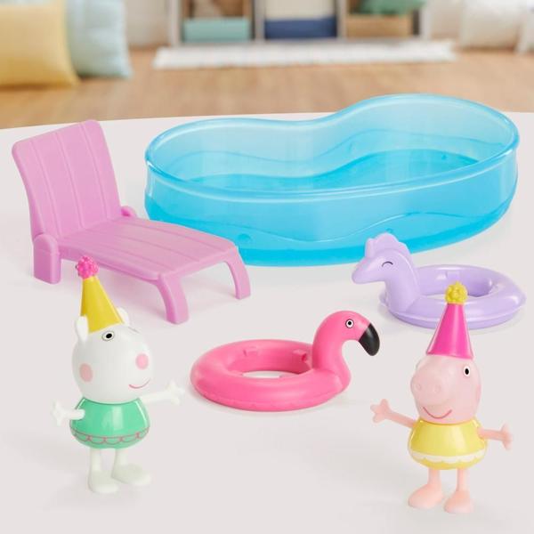 Conjunto Mini Figuras - Festa na Piscina com a Peppa - Peppa Pig - Hasbro Imagem de Conjunto Mini Figuras - Festa na Piscina com a Peppa - Peppa Pig - Hasbro
