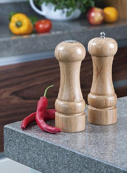 Conjunto Moedor de Pimenta e Saleiro Bamboo - Mor Imagem de Conjunto Moedor de Pimenta e Saleiro Bamboo - Mor