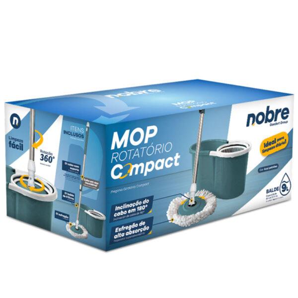 Imagem de Conjunto Mop Nobre Compact com Refil Extra e Luva de Malha