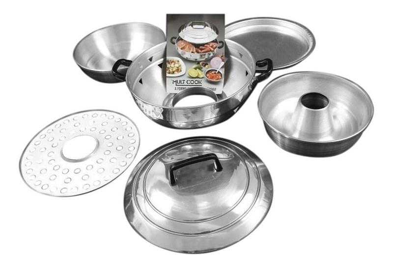 Imagem de Conjunto Mult Cook Forma Para Pizza, Bolo, Pudim E Grelhados