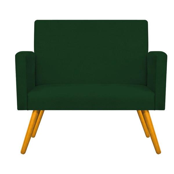 Imagem de Conjunto Namoradeira e 02 Poltronas Beatriz Palito Mel Suede Verde