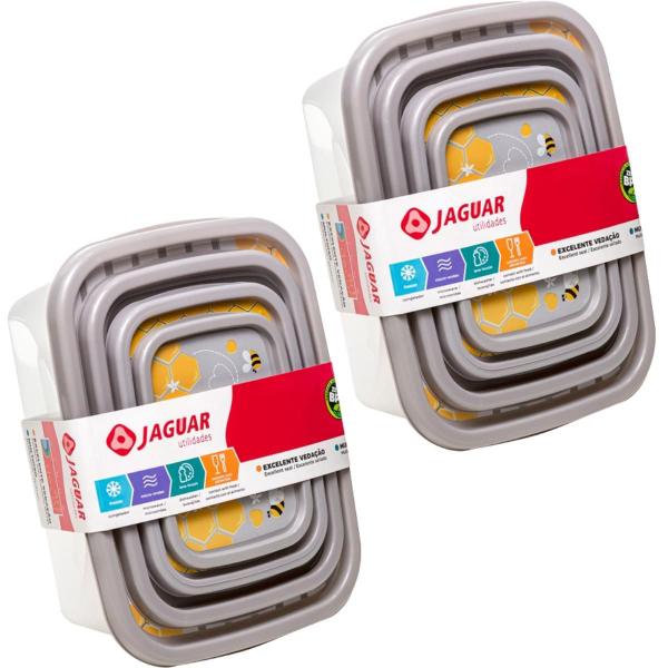 Conjunto Organizador Versátil 8 Peças Abelhas Jaguar Imagem de Conjunto Organizador Versátil 8 Peças Abelhas Jaguar