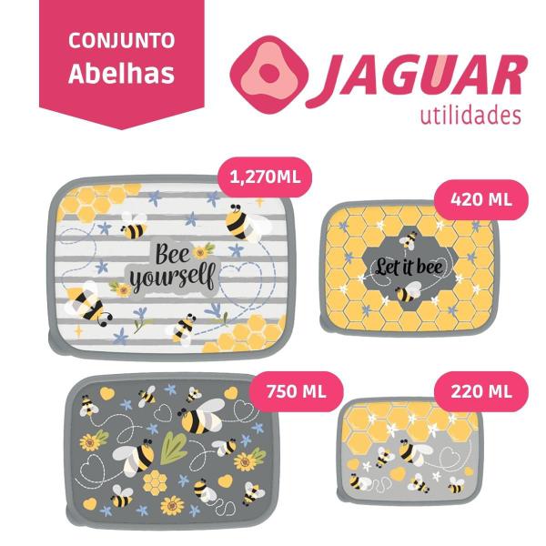 Conjunto Organizador Versátil 8 Peças Abelhas Jaguar Imagem de Conjunto Organizador Versátil 8 Peças Abelhas Jaguar