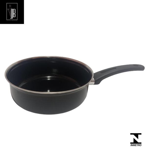 Imagem de Conjunto Panelas 4 peças Preto Indução Cooktop Elétrico á gás