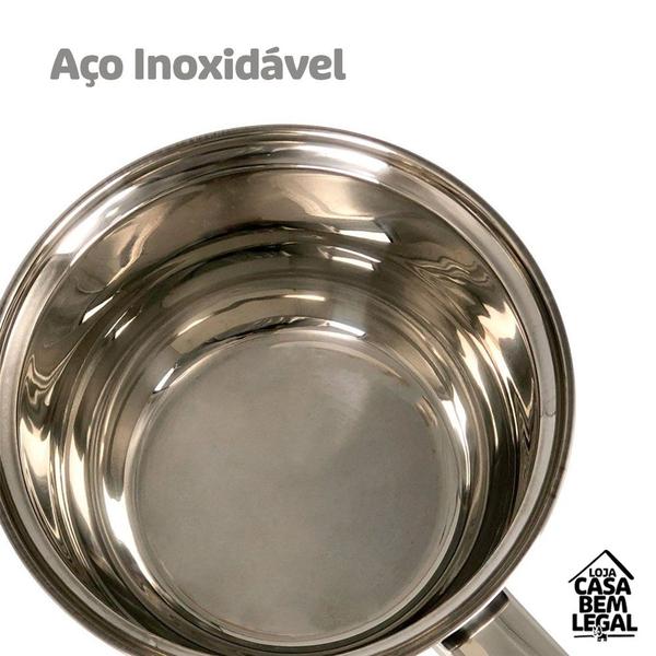 Imagem de Conjunto Panelas 5 Peças Tampa Vidro Aço Inox