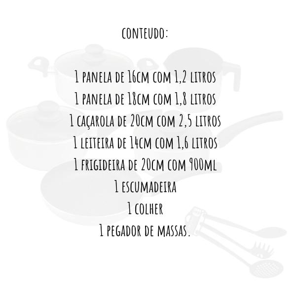 Conjunto Panelas Alumínio Revestimento Cerâmico Tampas Vidro - Clink Imagem de Conjunto Panelas Alumínio Revestimento Cerâmico Tampas Vidro
