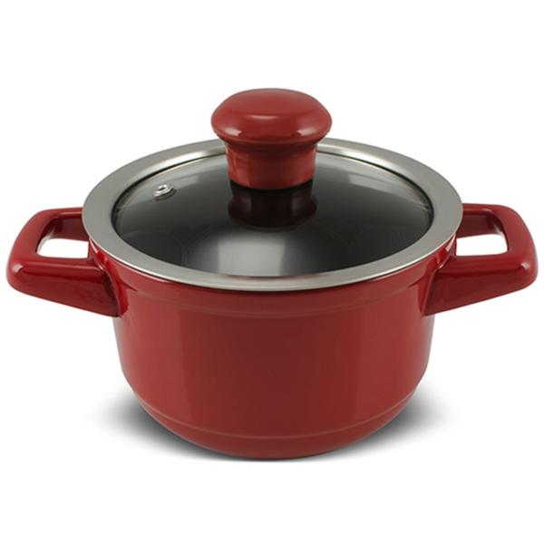 Imagem de Conjunto Panelas Cerâmica Ceraflame Duo Smart 5Pç Pomodoro