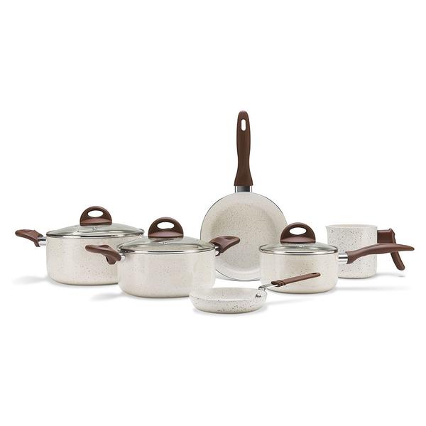 Conjunto Panelas Cerâmicas Premium c/ Tampa - 6 Peças - Brinox Conjunto Panelas Cerâmicas Premium c/ Tampa - 6 Peças - Brinox