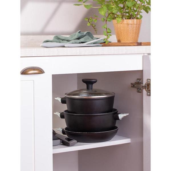 Imagem de Conjunto Panelas In Versat Cook Black - 5 Peças