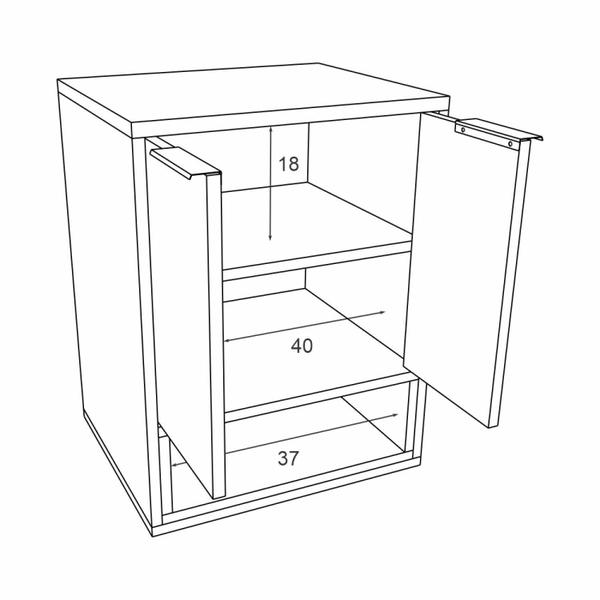 Imagem de Conjunto para Banheiro 5 Portas 2 Nichos Crema CNJ3075 Estilare