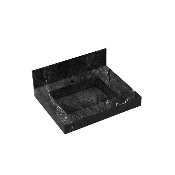 Conjunto para Banheiro com Espelheira, Gabinete, Lavatório em Porcelanato com Cuba Esculpida - Bumi Imagem de Conjunto para Banheiro com Espelheira, Gabinete, Lavatório em Porcelanato com Cuba Esculpida