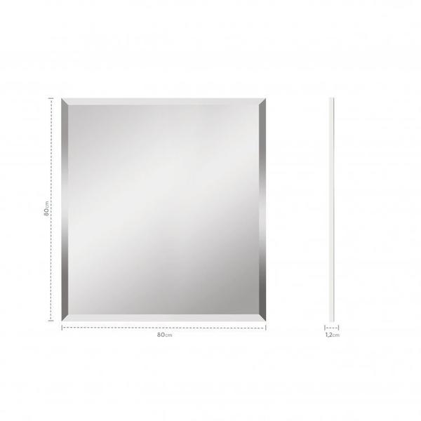 Conjunto para Banheiro com Espelho, Gabinete e Lavatório em Porcelanato com Cuba Embutida 80cm - Bumi Imagem de Conjunto para Banheiro com Espelho, Gabinete e Lavatório em Porcelanato com Cuba Embutida 80cm
