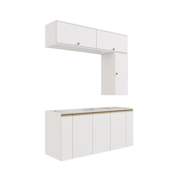 Imagem de Conjunto para Banheiro Kappesberg Celeste 7 Peças Branco 160cm