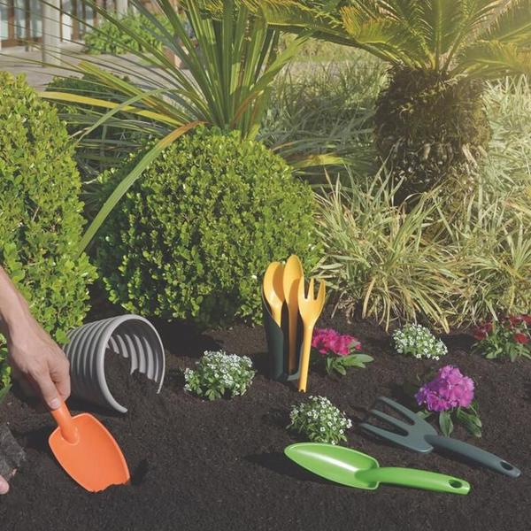 Imagem de Conjunto Para Jardinagem Plástico Colorido 3 Peças - Tramontina 