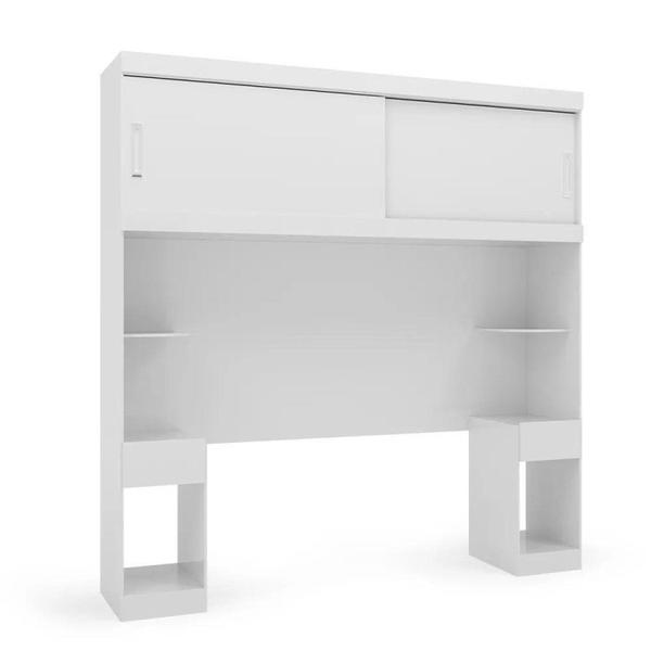 Imagem de Conjunto para Quarto com Guarda Roupa Modular Gênova Plus Branco