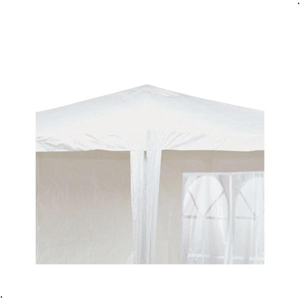 Imagem de Conjunto Parede Gazebo em Ráfia Leve e Resistente 2,35x2,95M Branco 