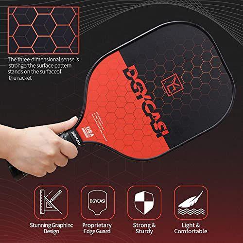 Imagem de Conjunto Pás Paddle Pickleball Grafite - YC DGYCASI