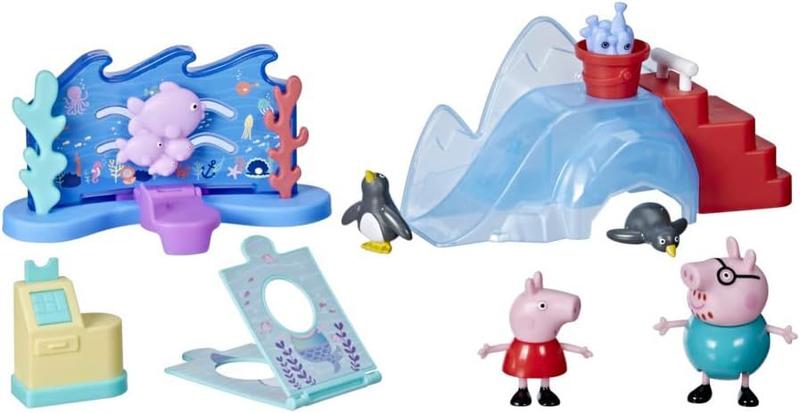 Imagem de Conjunto Peppa Pig Aventura do Aquario Com 2 Figuras e Acessórios - Hasbro