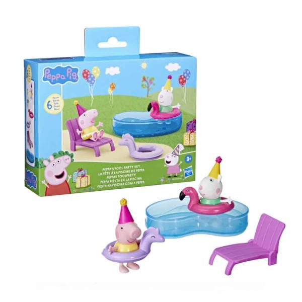 Conjunto Peppa Pig Festa Na Piscina - Hasbro F9511 Imagem de Conjunto Peppa Pig Festa Na Piscina - Hasbro F9511