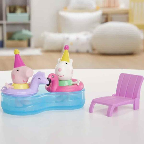 Conjunto Peppa Pig Festa Na Piscina - Hasbro F9511 Imagem de Conjunto Peppa Pig Festa Na Piscina - Hasbro F9511