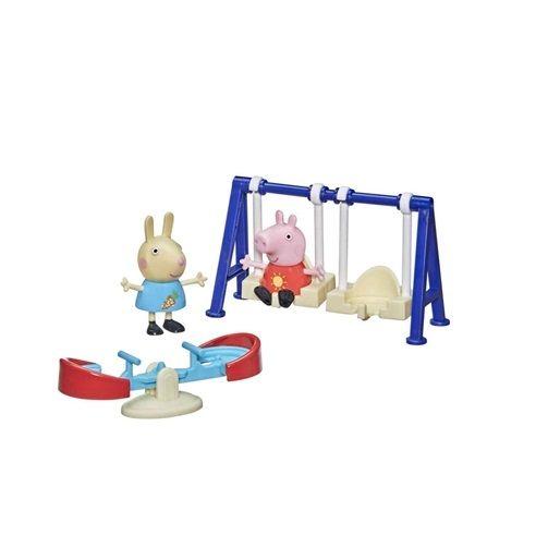 Conjunto Peppa Pig No Parque Com a Peppa - Hasbro Imagem de Conjunto Peppa Pig No Parque Com a Peppa - Hasbro