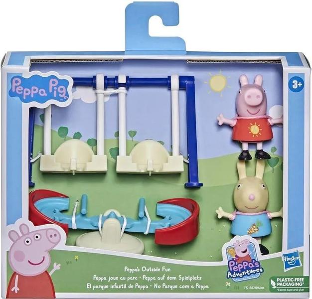 Conjunto Peppa Pig No Parque Com a Peppa - Hasbro Imagem de Conjunto Peppa Pig No Parque Com a Peppa - Hasbro