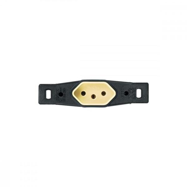 Conjunto Perlex 4X2 Cinza Sem Placa(1Tomada 10A) 1211 Imagem de Conjunto Perlex 4X2 Cinza Sem Placa(1Tomada 10A) 1211
