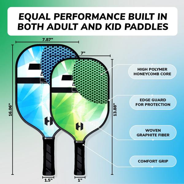 Imagem de Conjunto Pickleball Helium Element, pacote com 4 pás e bolas