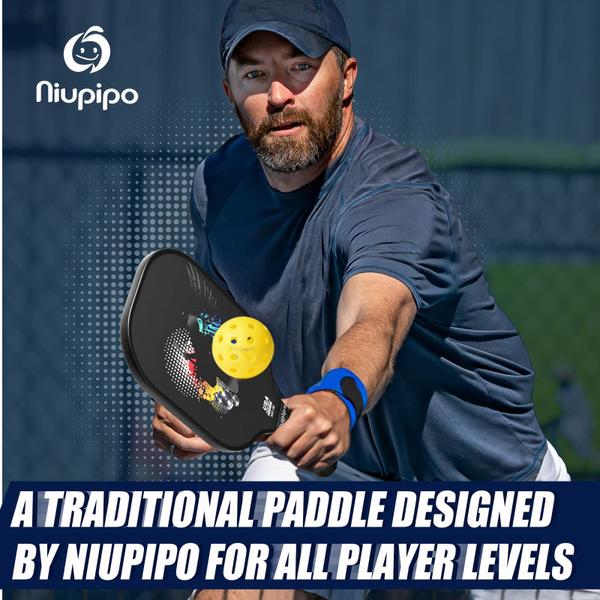 Imagem de Conjunto Pickleball Paddle Niupipo Pro Graphite aprovado pela USAPA