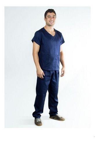 Imagem de Conjunto Pijama Cirúrgico Masculino -calça-camisa- Dentista