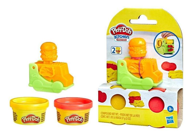 Imagem de Conjunto Play Doh Nini Food Truck Verde F5348 Hasbro