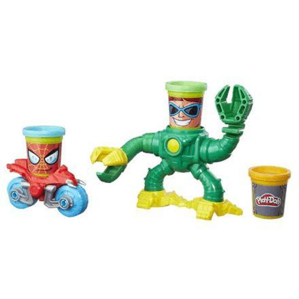 Imagem de Conjunto PlayDoh Spiderman vs Dr Octopus Hasbro - B9364