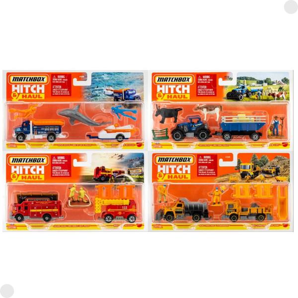 Imagem de Conjunto Playset Matchbox Hitch & Haul com Acessórios - Mattel