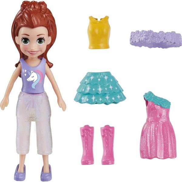 Imagem de Conjunto Polly Pocket Small Fashion Unicórnio Mattel