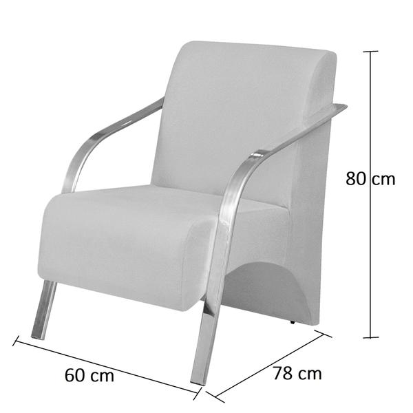 Imagem de Conjunto Poltronas Vênus 1 Dois Lugares 2 Um Lugar Braços em Alumínio 1 Namoradeira 2 de um Lugar D Salla Suede