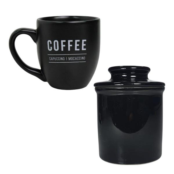 Imagem de Conjunto Porta Manteiga Francesa + Caneca 300ml Achocolatado