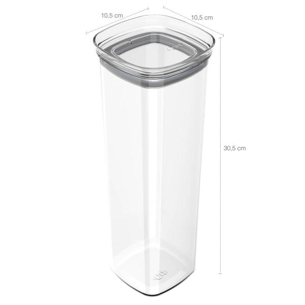 Conjunto Potes Herméticos Para Alimentos 450ml 1000ml 1500ml 2000ml - Ou Imagem de Conjunto Potes Herméticos Para Alimentos 450ml 1000ml 1500ml 2000ml
