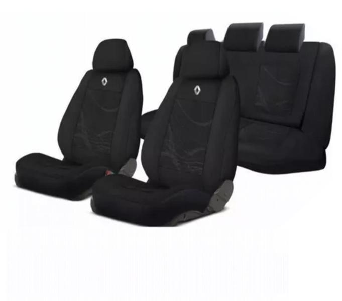 Imagem de Conjunto Premium Personalizado Megane 1997-2012 + Volante + Chaveiro Tecido