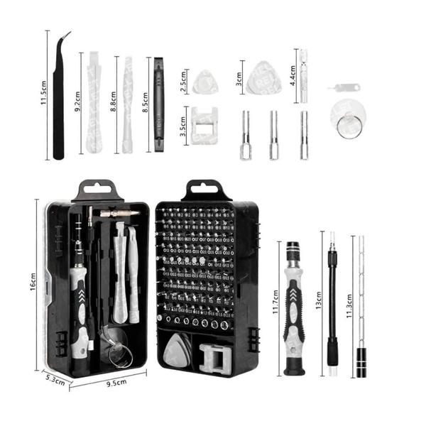 Conjunto Profissional de 115 Peças para Reparos Multiuso - BIVENA Imagem de Conjunto Profissional de 115 Peças para Reparos Multiuso