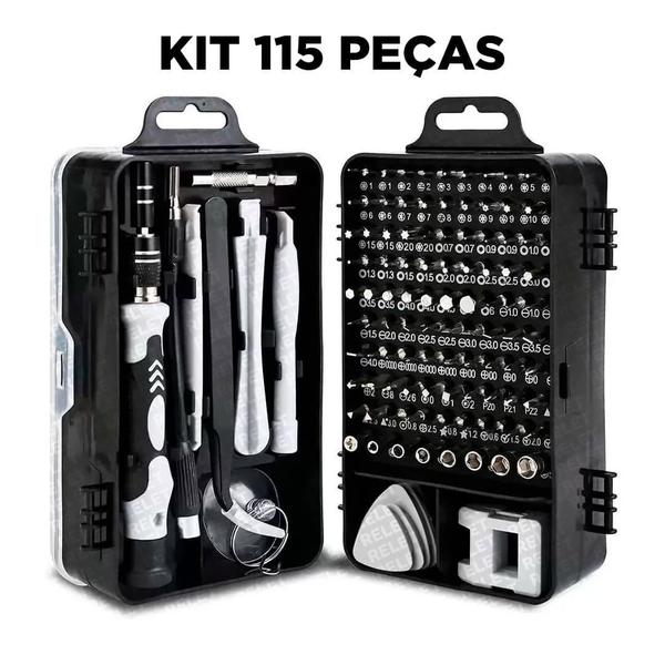 Conjunto Profissional Ferramentas Reparo Multiuso -110 Peças - Relet Imagem de Conjunto Profissional Ferramentas Reparo Multiuso -110 Peças