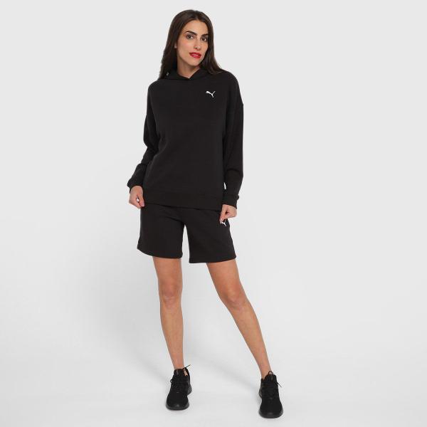 Conjunto Puma Loungewear Short Suit Feminino Imagem de Conjunto Puma Loungewear Short Suit Feminino