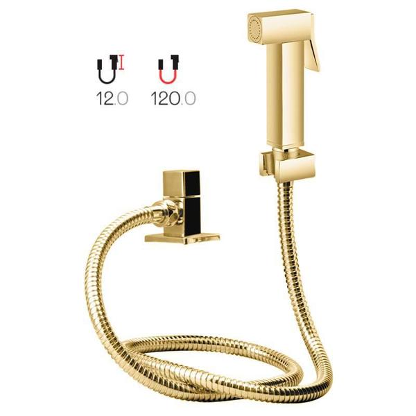 Imagem de Conjunto Registro Com Ducha Higiênica Gold Lx1904G - Lexxa