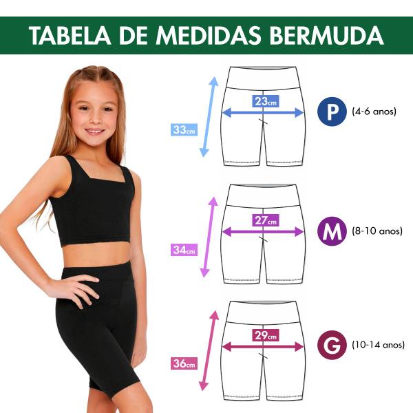 Imagem de Conjunto Roupa Ginástica Infantil Feminina Esporte Moda Fitness